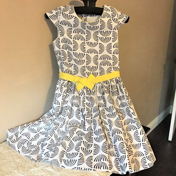 OKAIDI Chic Printed 100% Cotton Dress | 12A/Y - Picture 2 of 15